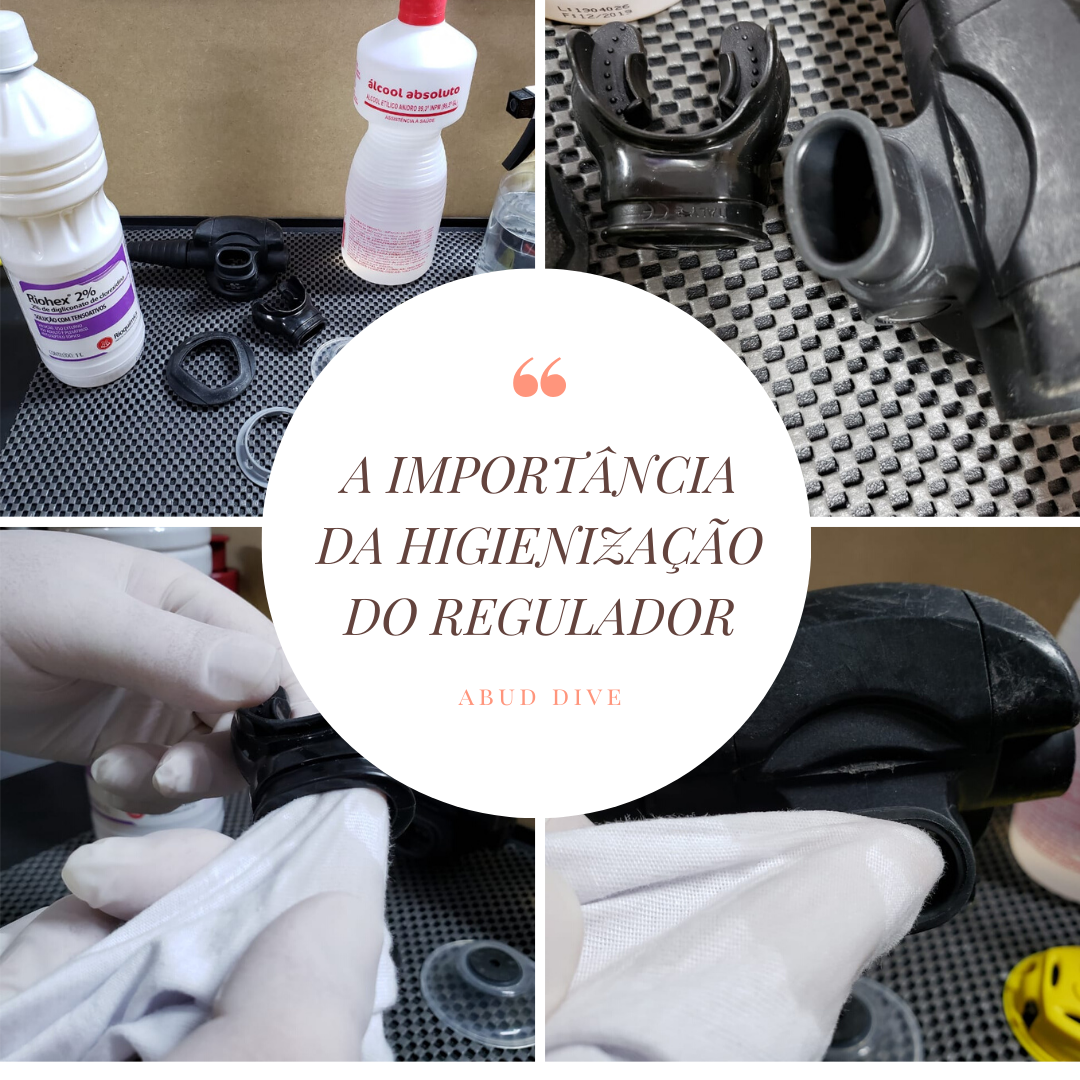 Higienização do Regulador de Mergulho